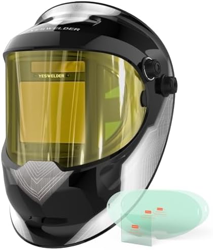 YESWELDER Auto Darkening Welding Helmet, 180° View, LYG-Q800D-A
