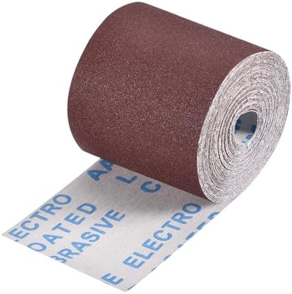 Sandpaper Roll 3.6Inch 30FT 120Grit Aluminum Oxide Emery Cloth Roll