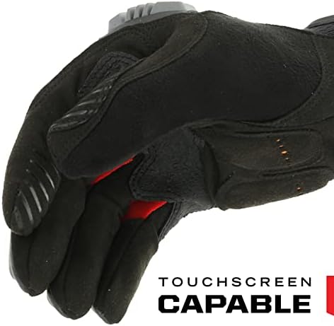 Mechanix Wear M-Pact Impact Resistant Work Gloves Red/Black Medium