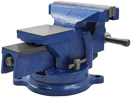 6 Inch Heavy Duty Work Bench Vise, with 360 Degree Rotating Base