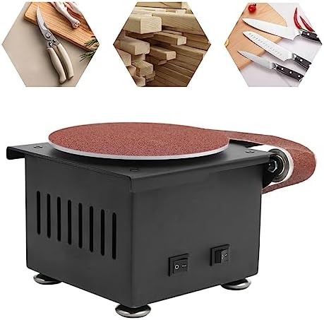 Mini Belt Disc Sander, 3-in-1 Multi-function Sander，Adjustable Speed Electric Sander，6-Inch Sanding Disc and 1.2 x 15-Inch Sand Belt Bench Grinder Fit for DIY Grinding of Metal, Wood, Aluminium