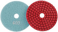 Diamond Polishing Pad, 3 inch 80 mm 400 Grit Sanding Discs for Grinder & Polisher, Hook and Loop Backing Pad for Grinding Buffing Granite Marble Concrete Stone (1 Piece)