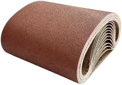 8x21 Inch 12Pcs 40 Grit Aluminum Oxide Sanding Belts, for Wood & Metal Removal, Heavy-Duty Sanding Belts with Butt Joint (12, 8x21 In-40Grit)