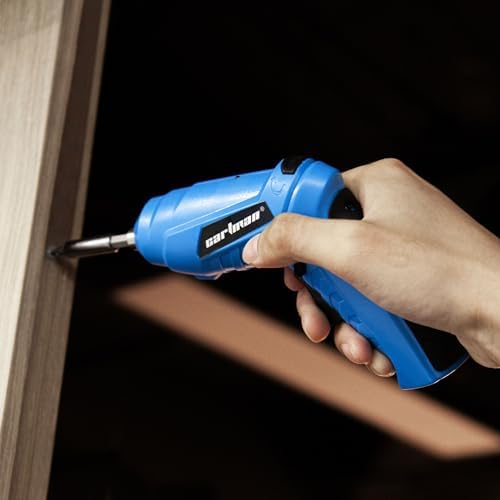 CARTMAN 149-Piece Tool Set, Blue Cordless Screwdriver, Home Repair Tool Kit