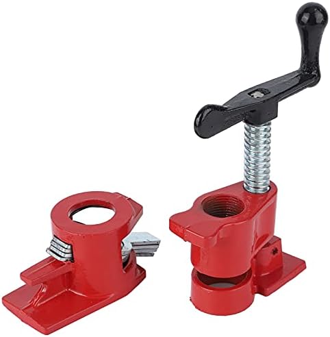 Woodworking Clamp Set for Workbenches 4 Sets 3/4 of Heavy Duty Iron Wood Metal Clamp Workholding Devices