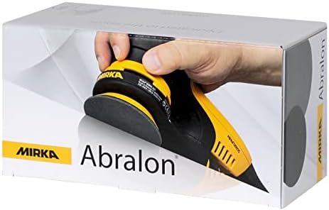 Mirka 8A20302095 Abralon Sanding Disc - 77mm Grip - 2000 Grit - Foam Thickness: 6.5mm - Grain: Silicone Carbide - Special Resin Bond - Backing: Knitted Fabric on Foam - Grey - Pack Contains 20 Pieces