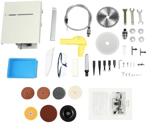 750W Multifunction Bench Grinder for Polishing, Grinding & Cutting, 3rd Gen, Green, US Standard Plug, for DIYers & Metalworkers