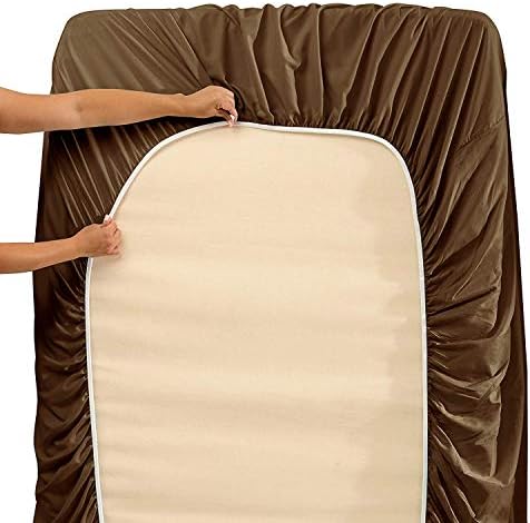 JS Sanders Affordable Microfiber 6 PC Bed Sheet Set - Full Size, Chocolate