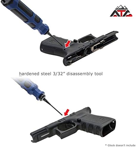 ATG Heavy Duty Universal Pistol Dovetailed Rear Sight Pusher Tool