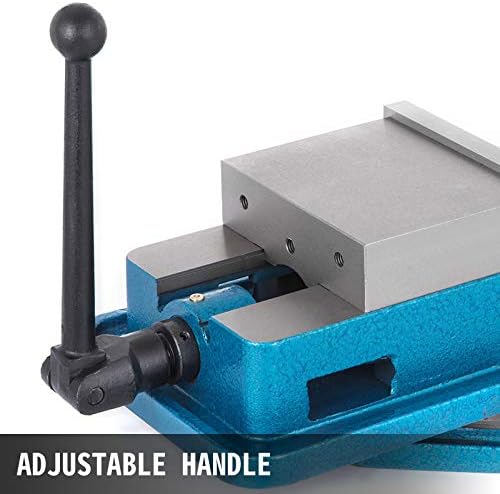 VEVOR 5 Inch ACCU Lock Down Vise Precision Milling Vice 5 Inch Jaw Width Drill Press Vise Milling Drilling Machine Bench Clamp Clamping Vice with 360 Degree Swiveling Base CNC Vise