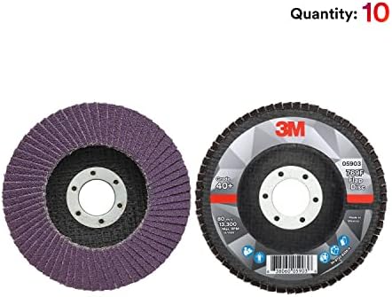 3M Flap Disc, 769F, 40+, T27, 4-1/2 in x 7/8 in