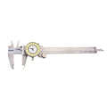 Starrett 120 Series Fractional Dial Calipers for Accurate Measurement with Fitted Plastic Case - White Face, 0-6" Range, -0.002" Accuracy, .010" Graduation - 1202F-6