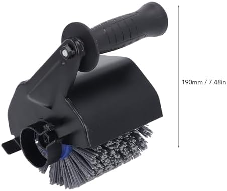 Burnishing Polishing Machine, M10 Handheld Metal Burnishing Machine Multifunctional Angle Grinder Drawing Wheel Part Power Tool Accessories for Grinding, Polishing, Fine Polishing