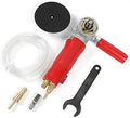 Air Wet Stone Polisher 4" Pneumatic Air Wet Stone Grinder Air Polisher Pneumatic Water Mill Pneumatic Polishing Tool for Stone Jade Ceramic Polishing
