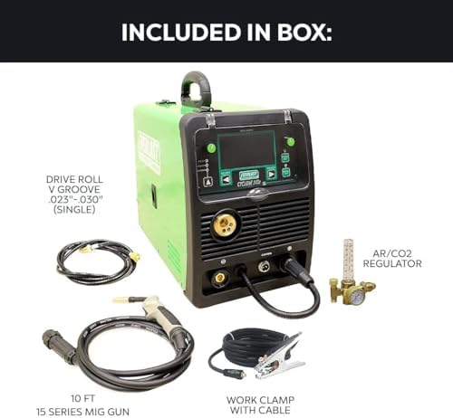 Cyclone 140E MIG Welder – 140 Amp Flux Core Welding Machine | 110V Portable Welder for Home & DIY Projects