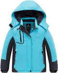 wantdo Girls Winter Ski Coat Fleece Snowboarding Jacket Waterproof 10000mm