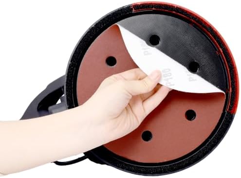 Drywall Sander, 780W Electric Drywall Sander with Vacuum Dust Collection 6.5A Motor Dustless Floor Sander with Variable Speed 900-1800RPM, LED Light, Extendable & Foldable Handle