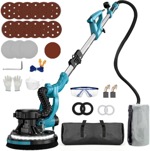 Electric Drywall Sander with Vacuum Dust Collector,Popcorn Ceiling Removal