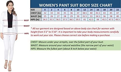 Marycrafts Women’s Two Piece Suits – Business Blazer Pant Suit Set, Professional Work Outfit for Office
