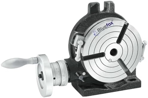 International Rotary Table – HV6 (6" / 150mm) with 3 Slots | Milling Machine Accessory | Bluefox Tools