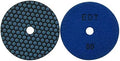 4" Dry Stone & Concrete Polishing Pad, 1.5mm Segment Height, 50 Grit