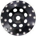 Diamond Grinding Cup Wheel for Hard Concrete Floor, Epoxy Coating Removal, 24 Aggressive Honeycomb Segments, 7 Inch 7/8" Arbor, 16/20 Grit