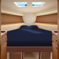 JS Sanders Collection 4PC Boat Sheet Set Universal XL V Berth, Nayy Blue