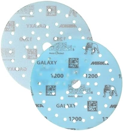Mirka - Sanding Discs - Galaxy Multifit 6 inch 1200 Grit 50 Pack