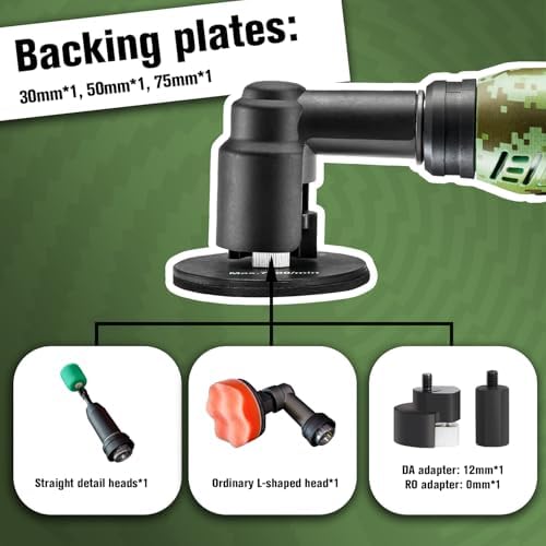 BATOCA 2026 S6 Mini Cordless Polisher 2 Heads for Car/Motorcycles Detailing Kit