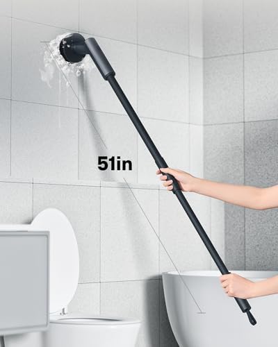 HOTO Cordless Electric Spin Scrubber, IPX7 Waterproof, Powerful Cleaning Scrubber, for Bathroom, Kithchen, Tile, Shower