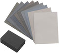 Micro-Mesh 9 Sanding Sheet Introductory Woodworkers Kit with a 2 inch by 3 inch Foam Sanding Block