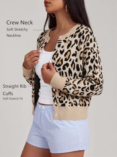 Trendy Queen Cropped Cardigan Sweaters for Women Fall Fashion Clothes 2026