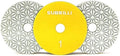 Dry/Wet 3 Step Diamond Polishing Pads 4" Sanding Discs Grit 1 for Granite Marble Concrete (3-Pcs)