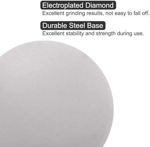 uxcell Diamond Sanding Grinding Disc, 12-Inch (300mm) Grit 600 No Center Hole, Flat Lap Disk Polishing Discs Abrasive Wheel for Gemstone Tile Porcelain Glass Stone Metal