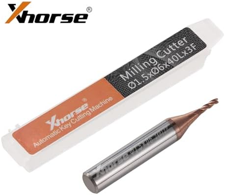 Xhorse Original 1.5mm Milling Cutter for Condor XC-Mini Plus/Plus II/XC-002 and Dolphin XP005/XP005L/XP007 Key Cutting Machine(1.5mm)