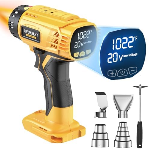 Cordless Heat Gun Compatible with Dewalt 20v Battery (Tool Only)
