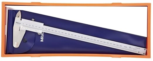 Mitutoyo 530-501 Vernier Caliper, Stainless Steel, 0-600mm Range, +/-0.1mm Accuracy, 0.05mm Resolution