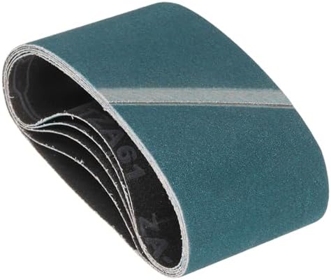 5 Pcs Sanding Belts 3 x 18 Inch 120 Grit Zirconia