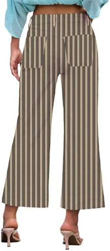 Wide Leg Jeans for Women Trendy High Waisted Flare Jeans Cropped Pants Stretchy Baggy