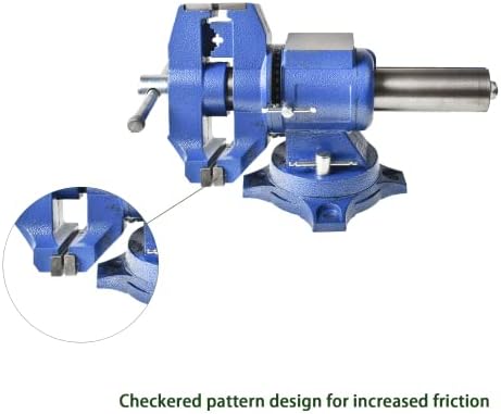 6 Inch Multipurpose Vise 360 Degree Rotation Clamp on Vise