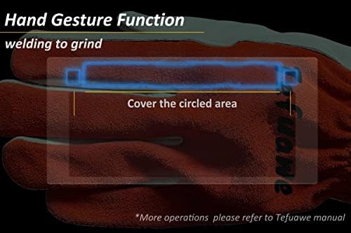 Tefuawe Hand Series 2x4 1/4 Digital Auto Darkening Welding Lens, Low Amps 2A Tig, Shade 9, for Sugar Scoop and Pipeline Welding Hood