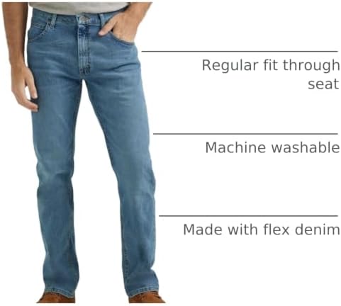 Wrangler Authentics Men's Classic 5-Pocket Regular Fit Flex Jean
