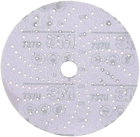 3M Cubitron II Hookit Clean Sanding Abrasive Disc 31368, 5 in, 150+ Grade, Pack of 50 Discs, Virtually Dust-Free, High Performance, Long Lasting, Multi-Hole Pattern, for Automotive Sanding
