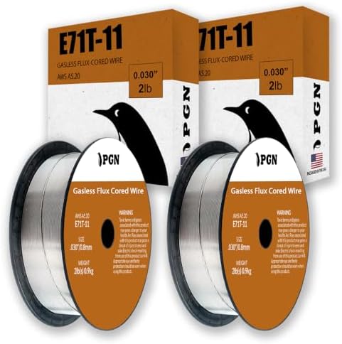 PGN E71T-11 .030" (2 Pack) Gasless Flux Core Welding Wire 2 lb