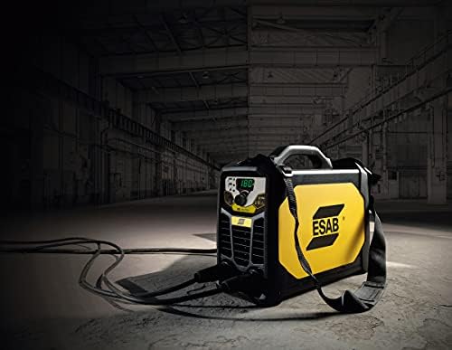 ESAB 0700500070 MINIARC Rogue ES 180i Stick Welding System, Dual Voltage Input, Adjustable Hot Start/Arc Force, Stick 6010 Mode, Power Factor Control, Electrodes up to 5/32", IP23S Designed