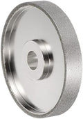 HARFINGTON Diamond Lapidary Wheel 6 Inch x 1 Inch Arbor Hole 100 Grit Grinding Wheels for Stone, Marble, Glass, Ceramics, Crystal, Carbide, Steel