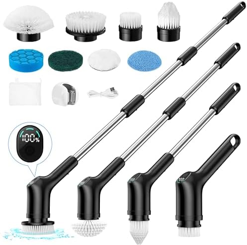 Electric Spin Scrubber (Bluish Gray)
