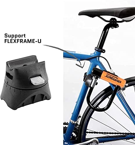 Kryptonite Evolution Standard Bike U-Lock, 14mm Steel Shackle & 3 Keys
