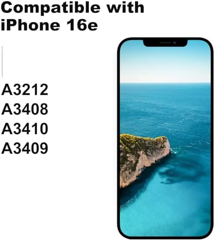 NB+ for iPhone 16E Screen Replacement 6.1" Soft OLED 3D Touch Display