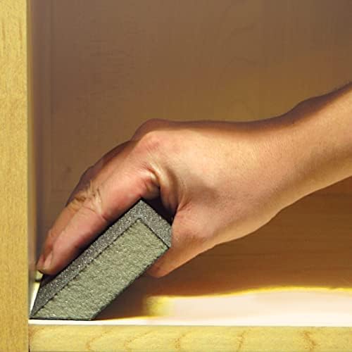 Ivy Classic 42030-12 Medium/Fine Angled Drywall XL Sanding Sponge, Flex-Abrasive, 12-Pack